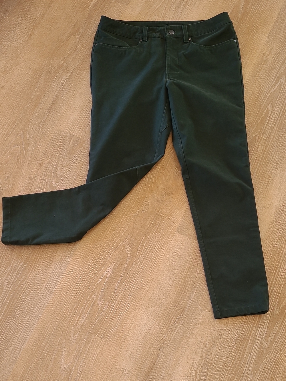 lululemon athletica ABC Slim Fit Olive Green Denim Pants